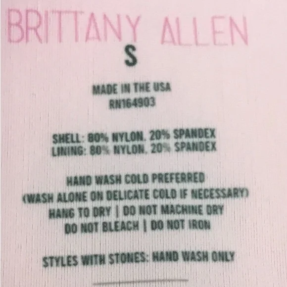 Brittany Allen multicolored metallic one shoulder sports bra sz S - Picture 8 of 9